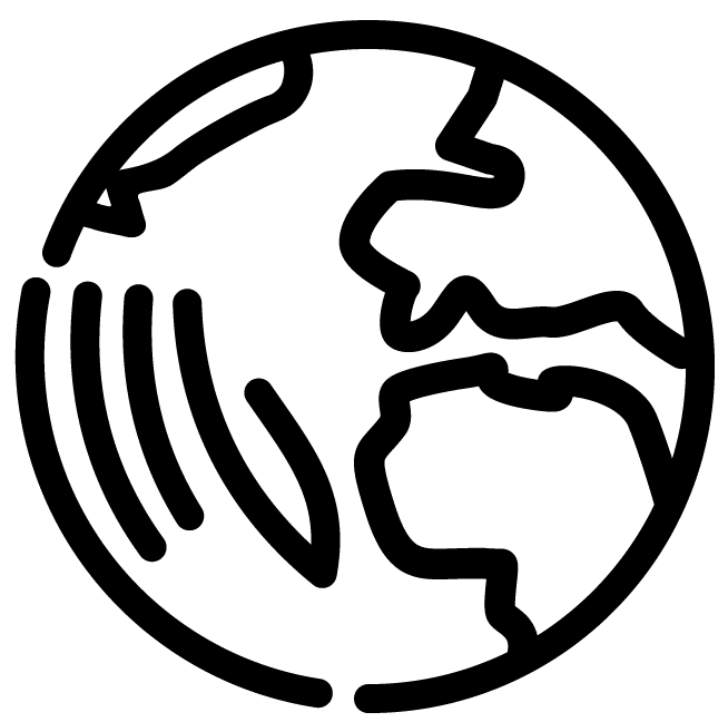 Pictogramme représentant l'impact positif des voyages responsables.