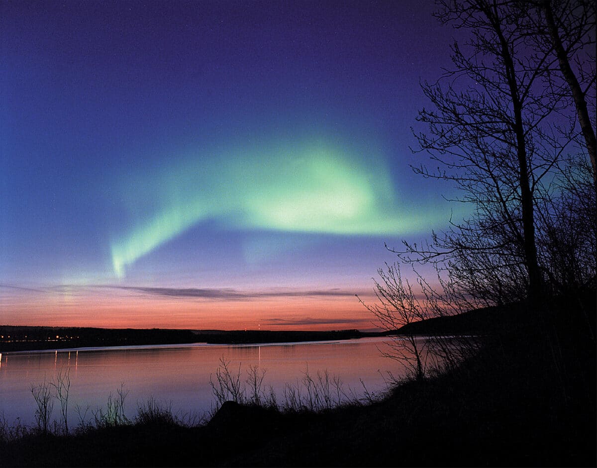 aurore boreale canada voyage train transcanadien