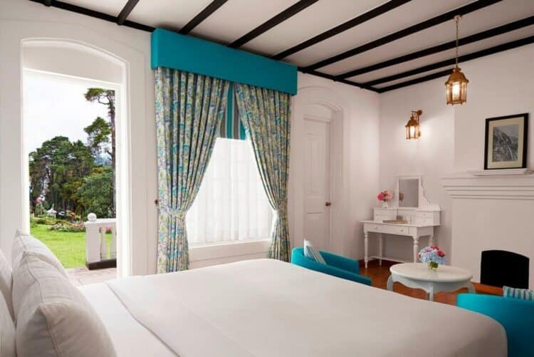 Chambre élégante du Jetwing St. Andrew’s à Nuwara Eliya