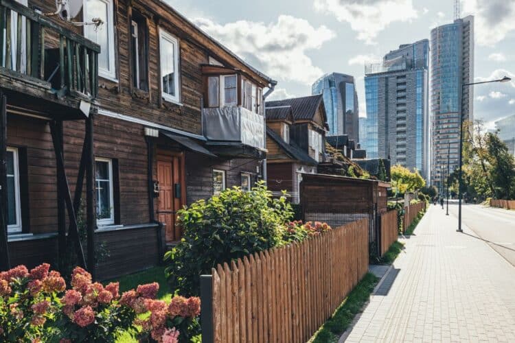 Hôtel situé dans le centre-ville de Vilnius, à proximité des quartiers historiques.