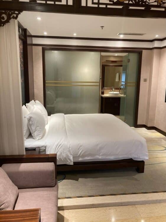 Chambre moderne et épurée dans un resort de charme au Yunnan