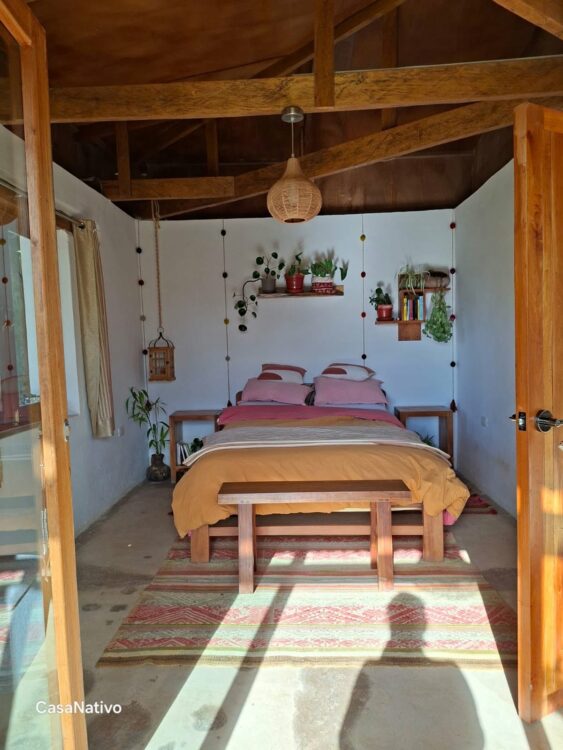 Chambre double confortable à Casa Nativo en Amazonie péruvienne